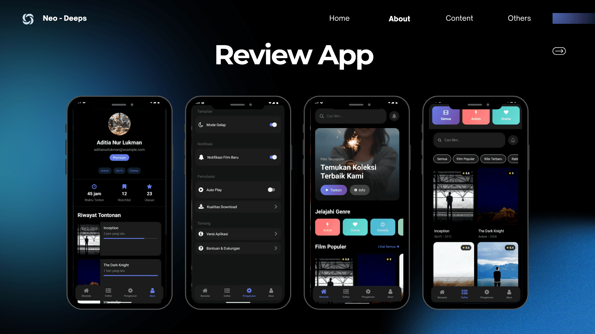 Movie App Template